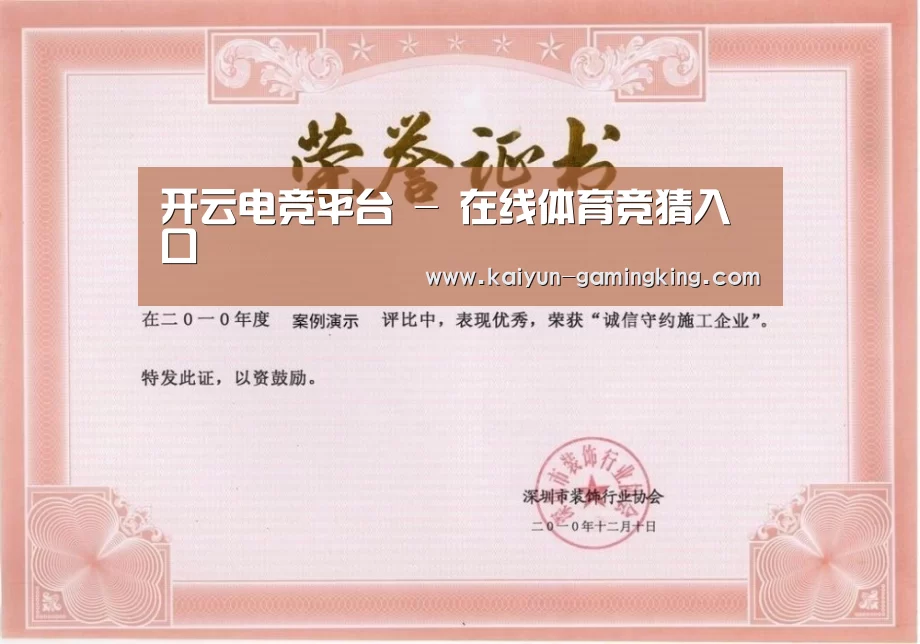 荣誉证书二